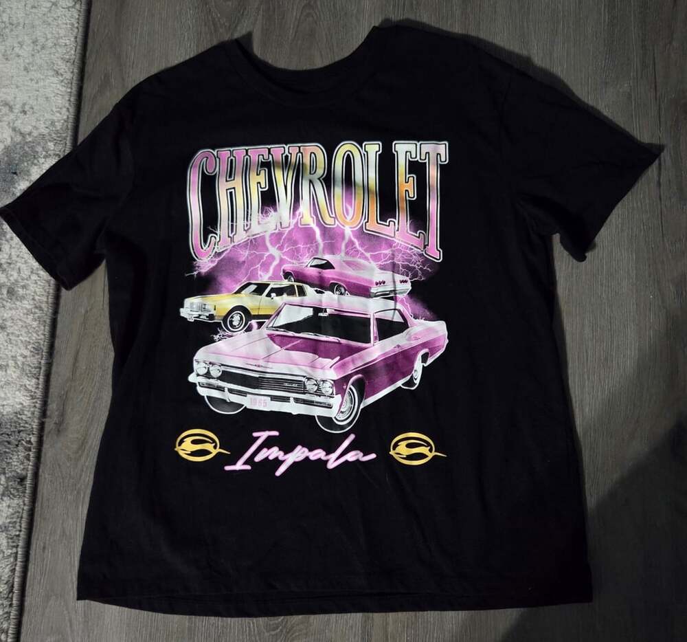 Chemistry Chevrolet Impala Graphic T-Shirt Size L Black
